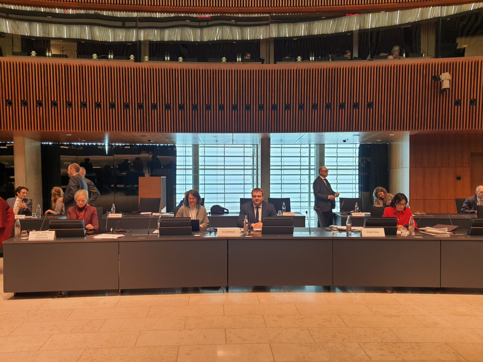 State Secretary Aleš Irgolič at the Agriculture and Fisheries Council in Luxembourg