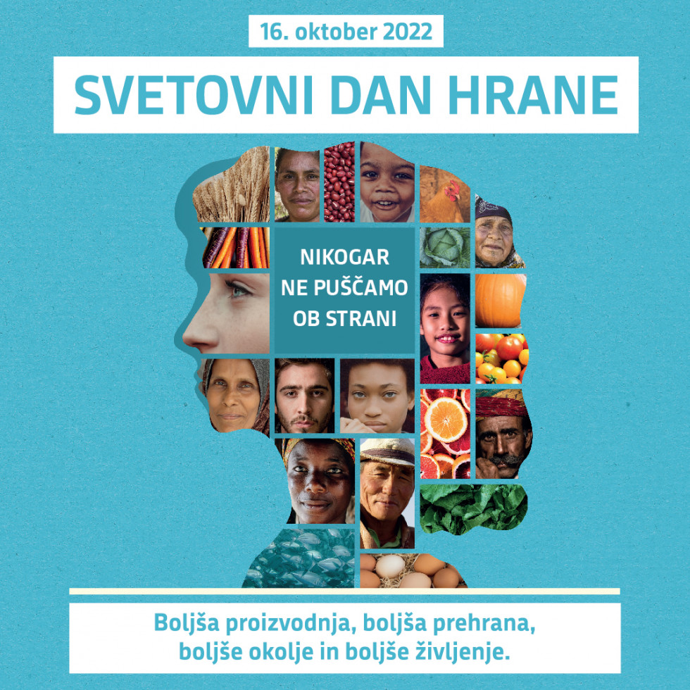 Letak letošnjega svetovnega dne hrane. 