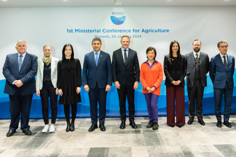 Meeting of Mediterranean countries in Brussels on cooperation in the field of agriculture.