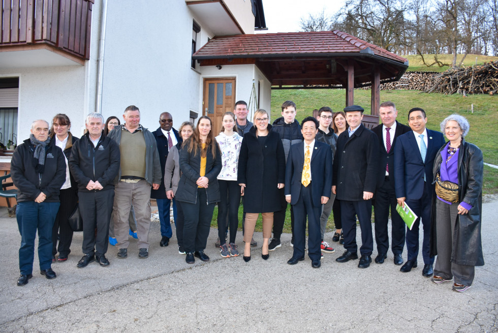 Visit of farm Pr' Dovč.  