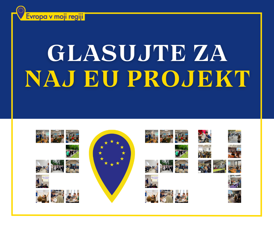 Barvni logotip projekta "EU projekt, moj projekt"