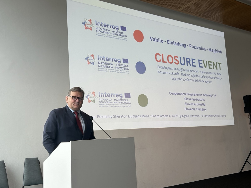 Uvodni nagovor ministra za kohezijo in regionalni razvoj dr. Aleksandra Jevška na zaključnem dogodku čezmejnih Interreg projektov
