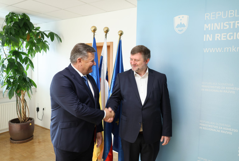 Slovenija bo Ukrajini aktivno pomagala pri pripravah na pogajanja o regionalni politiki