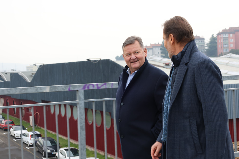 Minister dr. Jevšek v Kopru.
