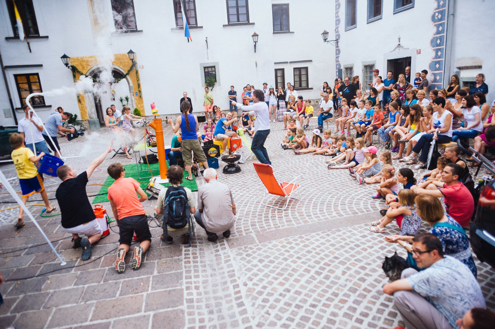 Street theater performance