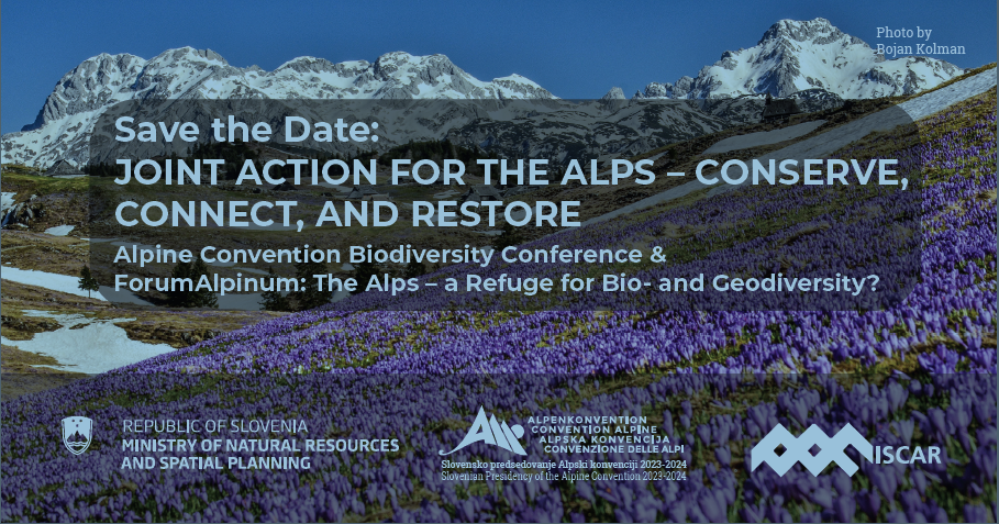 Napoved dogodka: mednarodna konferenca Skupno ukrepanje za Alpe