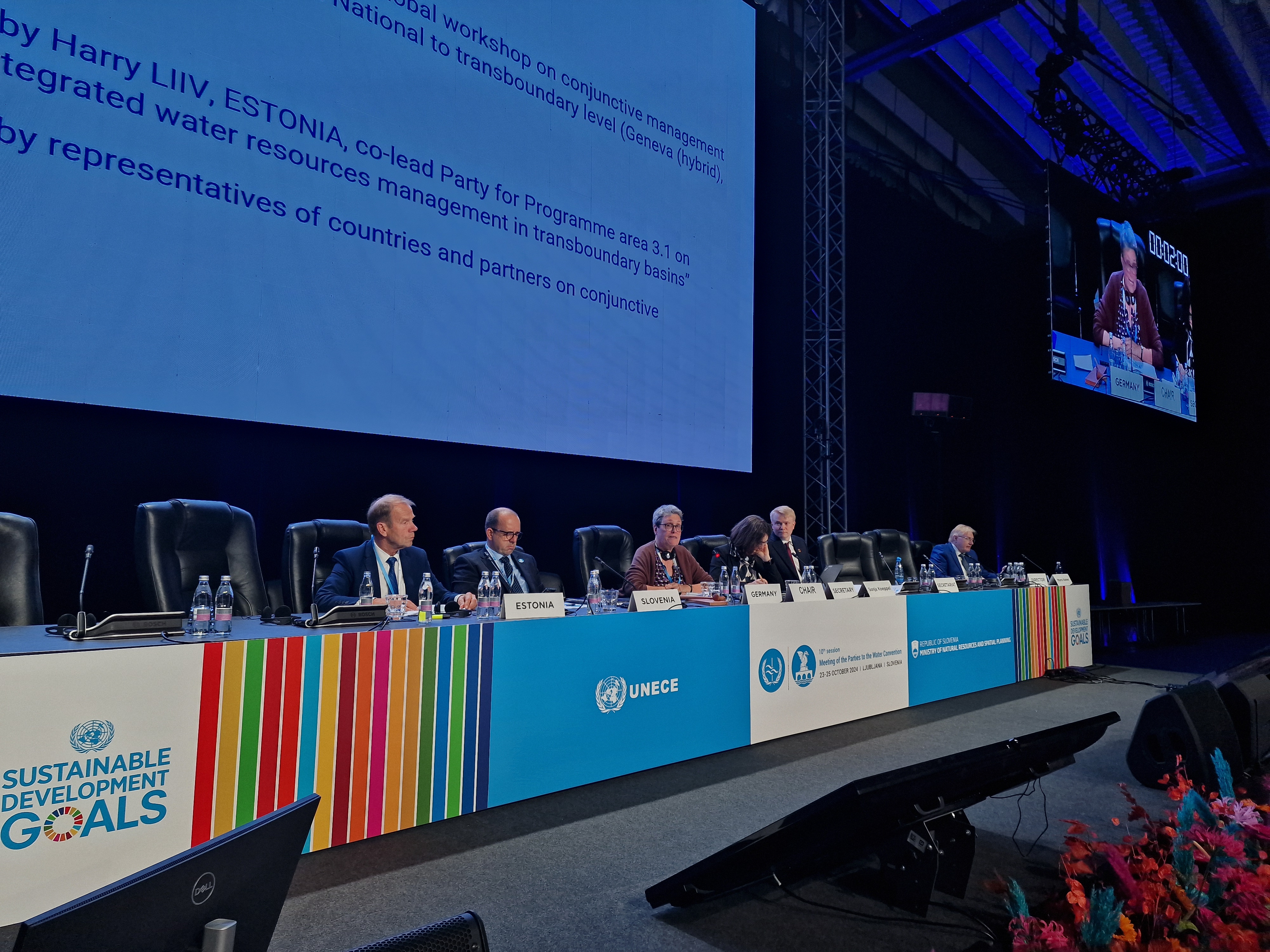 Slovenia took over the presidency to the Bureau of the Water Convention