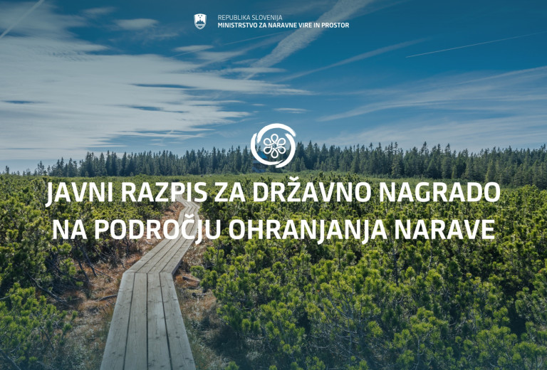 Vabimo k predlaganju kandidatov za podelitev državne nagrade na področju ohranjanja narave