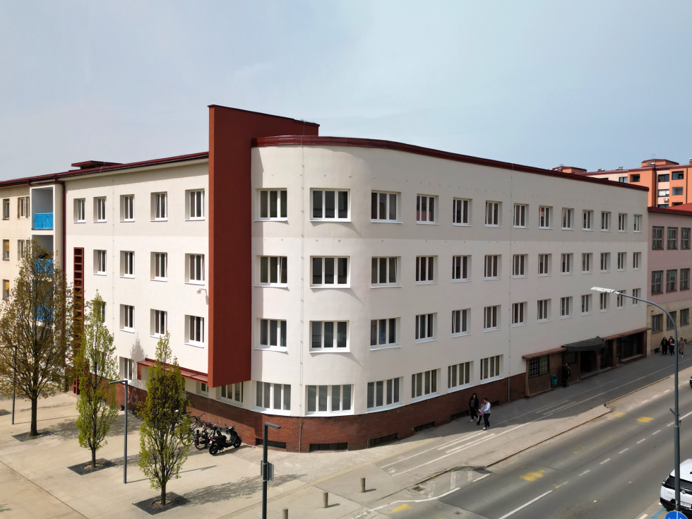 Vizualizacija prenovljene stavbe delavskega doma 