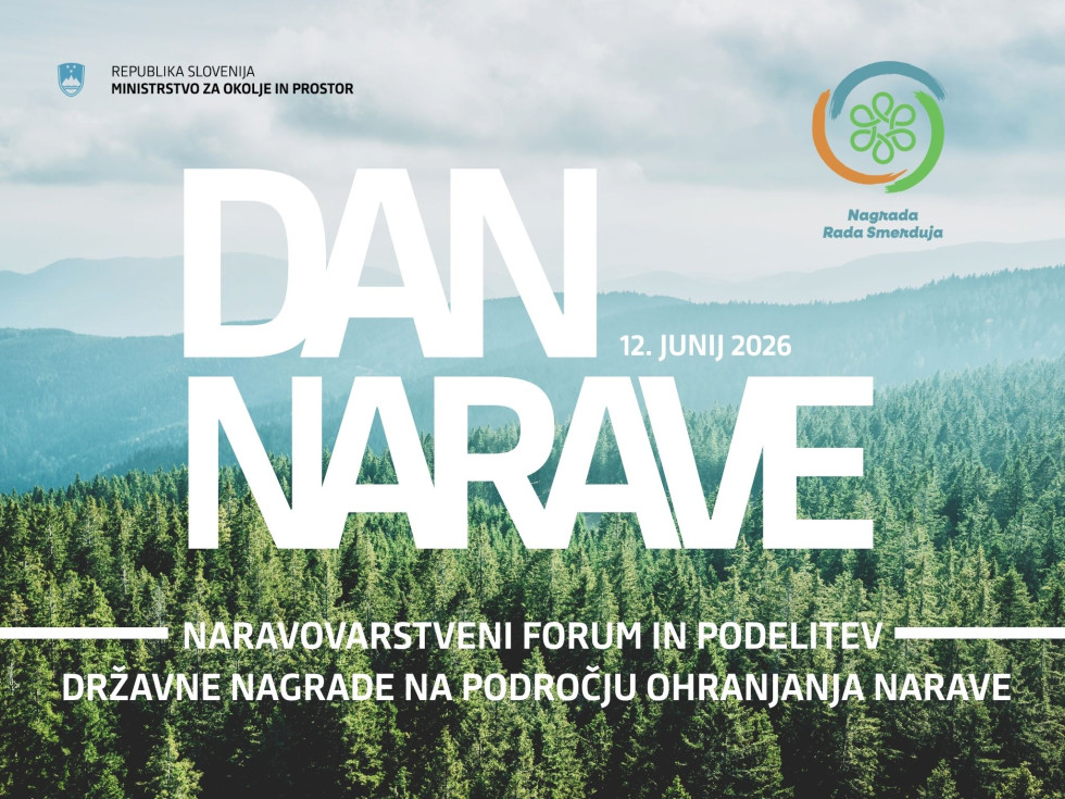 Grafika gozda z napisom Dan narave