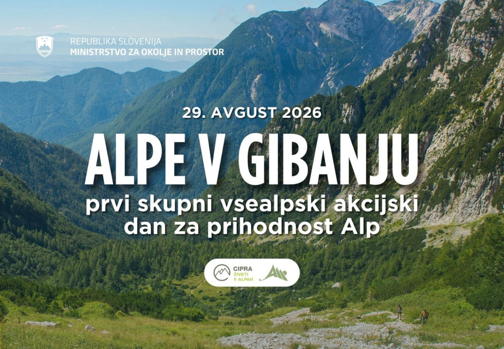 GrafikaDogodek bo simboliziral skupno odgovornost za prihodnost alpskega prostora in poudaril pomen čezmejnega sodelovanja pri soočanju z okoljskimi in podnebnimi izzivi.