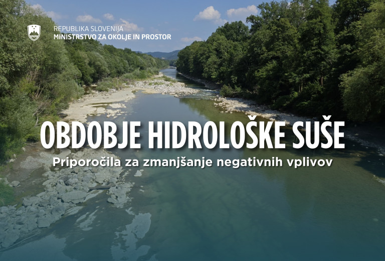 Obdobje hidrološke suše - priporočila
