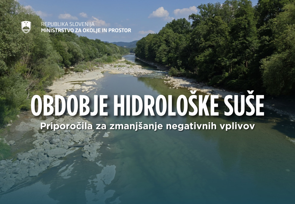 Grafika Obdobje hidrološke suše - priporočila