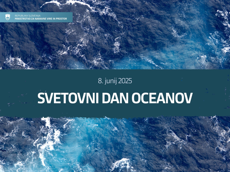 grafika s podobo oceana na kateri je napis: 8. junij 2025, Svetovni dan oceanov