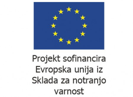 Logotip EU Sklada za notranjo varnost v obliki evropske zastave