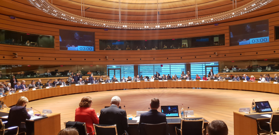 Dvorana zasedanja sveta ministrov v Luksemburgu