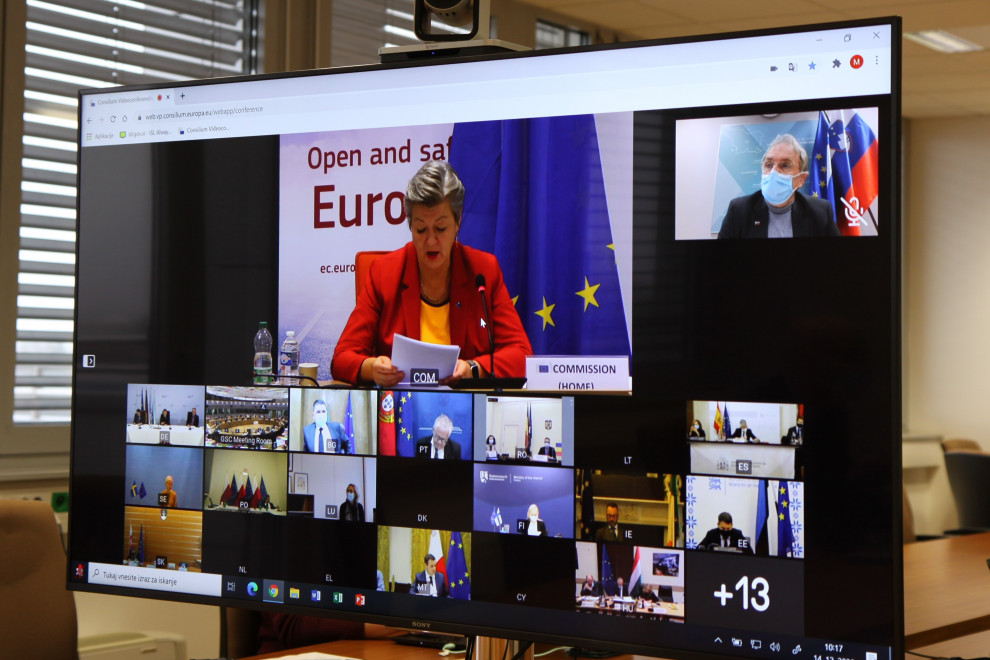 Videoconference of EU interior ministers