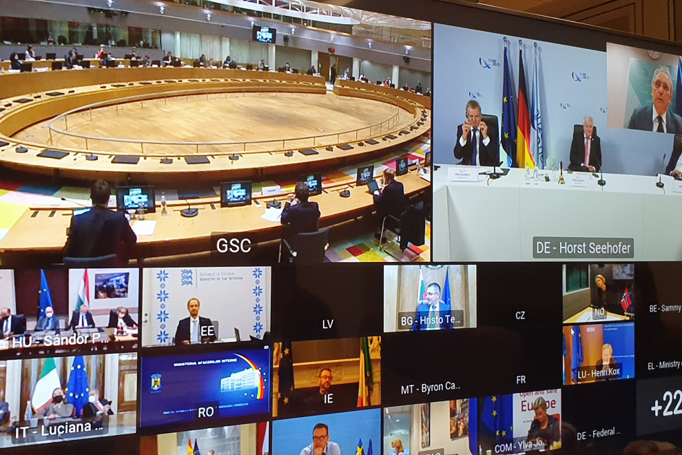 The videoconference of Home affairs ministers