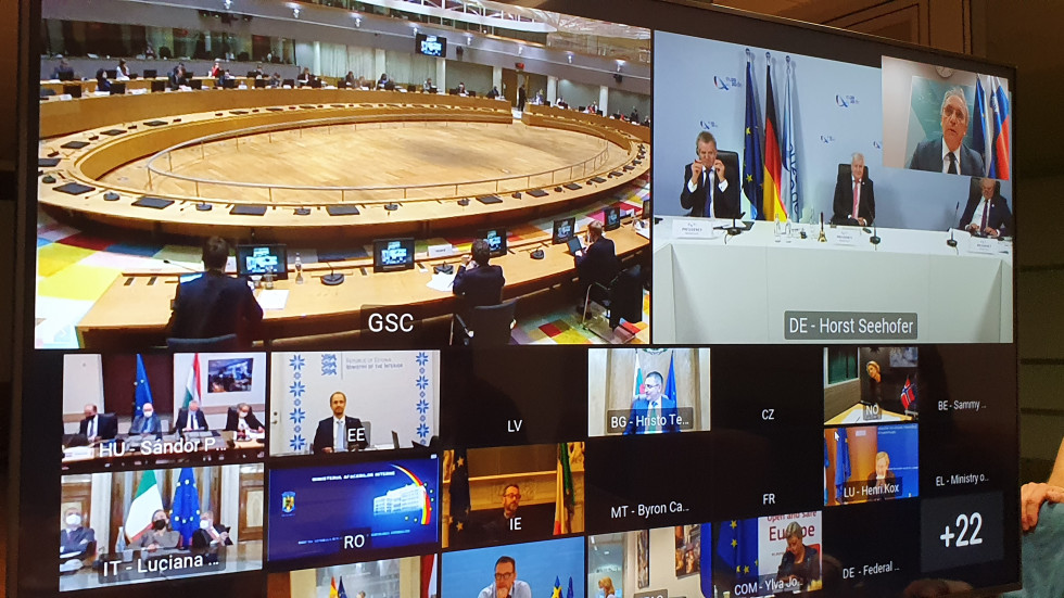 The videoconference of Home affairs ministers