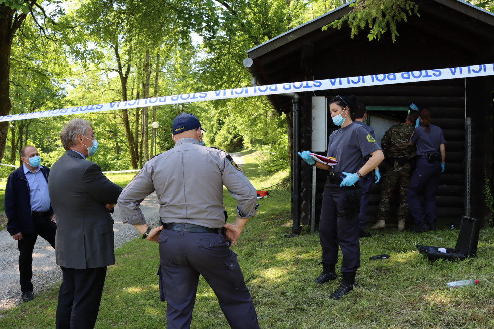 Ogled kriminalističnega tečaja v Gotenici