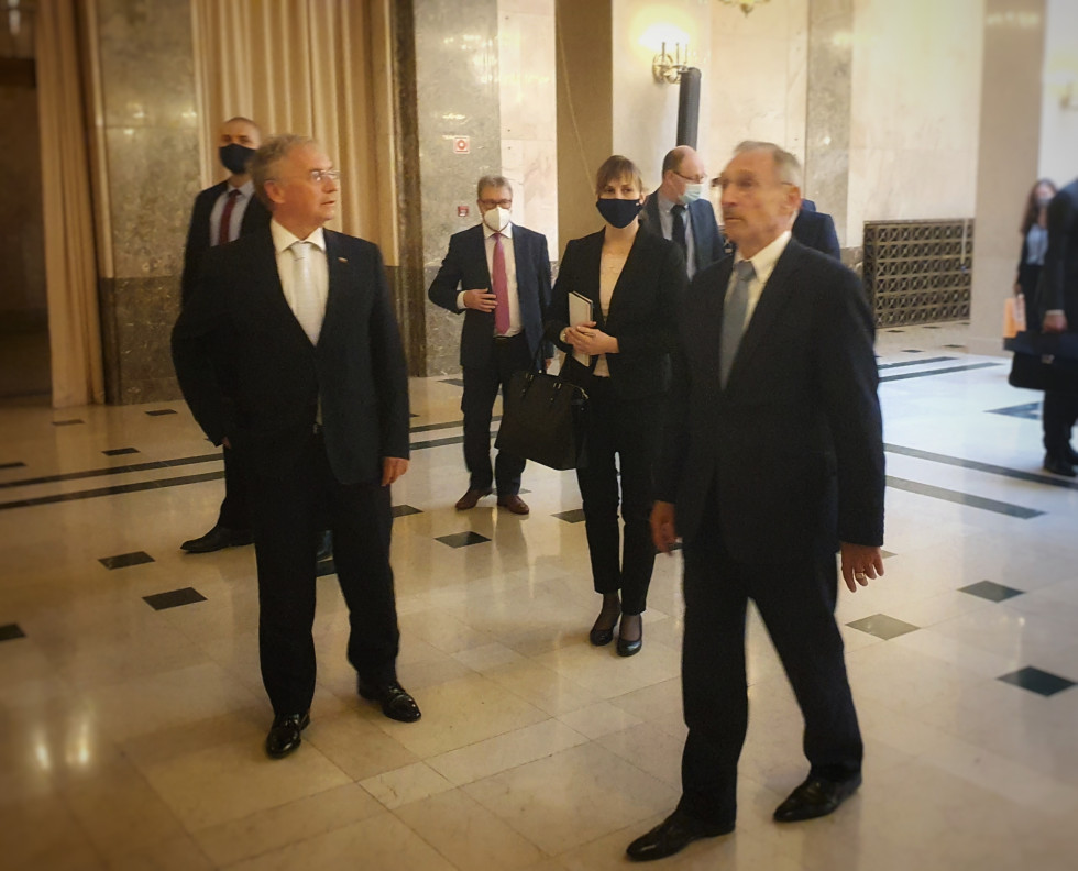 Ministers of Interior Aleš Hojs and Sandór Pintér