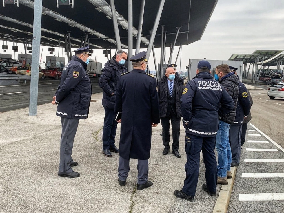 Ogled mejnih prehodov Slovenska vas in Obrežje