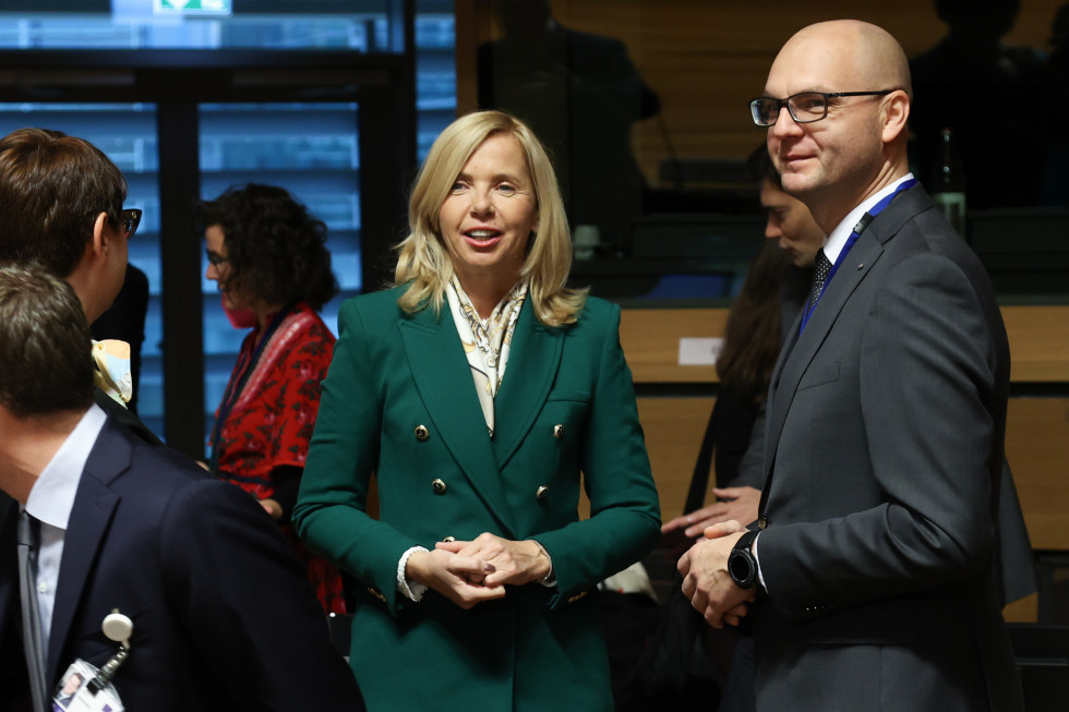 Ministrica mag. Tatjana Bobnar z delegacijo na zasedanju Sveta EU za pravosodje in notranje zadeve