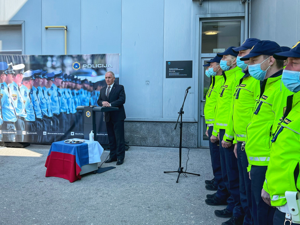 Nagovor ministra za notranje zadeve Aleša Hojsa