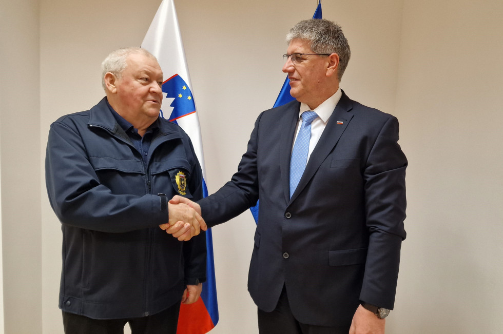 Rokovanje ministra Boštjana Poklukarja in predsednika Združenja Sever dr. Tomaža Časa
