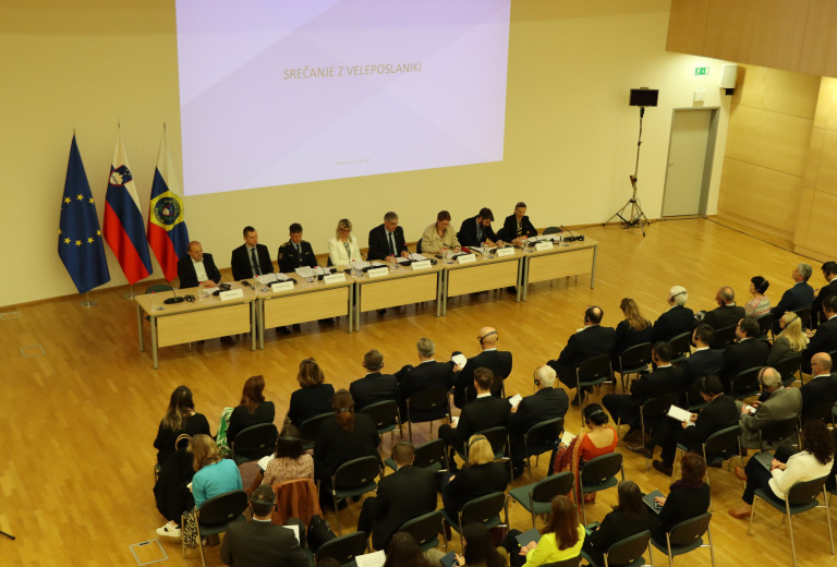 Poklukar and ambassadors on the priorities for the mandate 