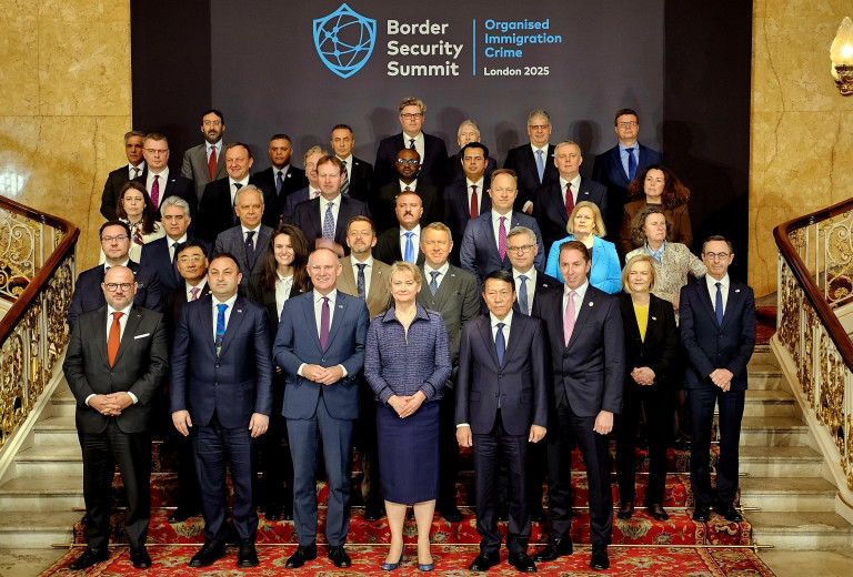 Minister Poklukar attends the Border Security Summit: Organised Immigration Crime