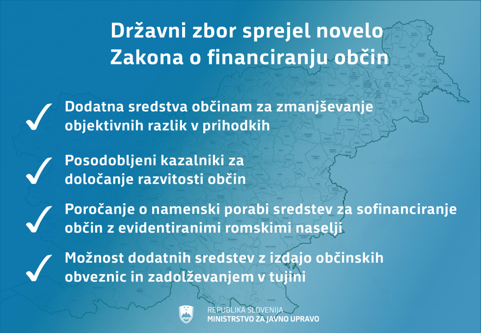 Infografika z glavnimi poudarki novele