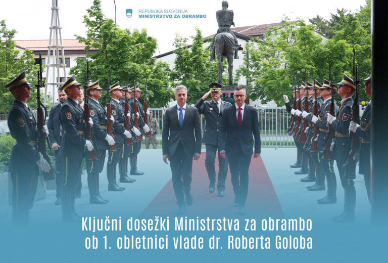 Ključni dosežki na Ministrstvu za obrambo v času prvega leta 15. Vlade Republike Slovenije
