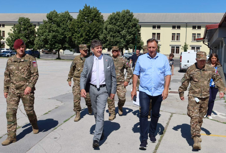 Predstavitev obnove vojašnice v Postojni in pehotnega strelišča Bač