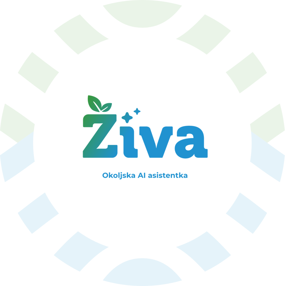 Logotip spletnega oreodja AI asistentka Živa