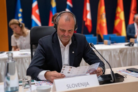 Minister Uroš Brežan 