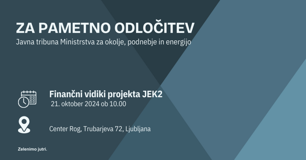 Grafika z besedilom vabila na drugo javno tribuno.