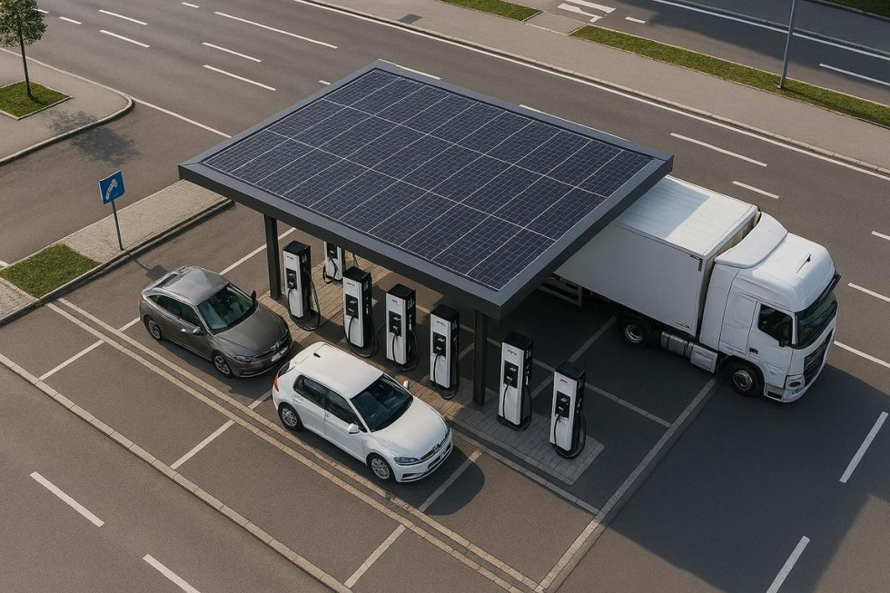 polnilnica za električne avtomobile