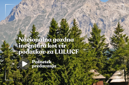 Nacionalna gozdna inventura kot vir podatkov za LULUCF