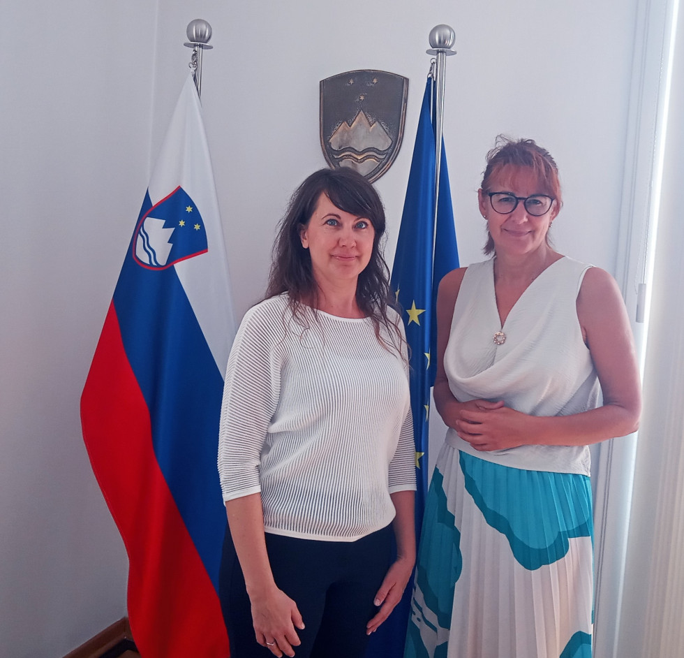 Ministrica Andreja Katič in informacijska pooblaščenka dr. Jelena Virant Burnik