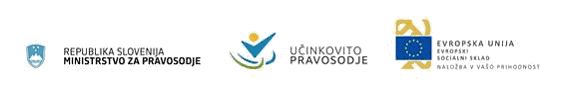 logotip projekta Učinkovito pravosodje