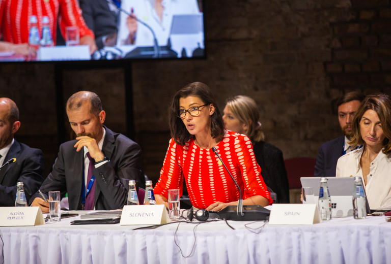 Minister Švarc Pipan at a conference in Riga: "Slovenia is a determined defender of the international legal order"