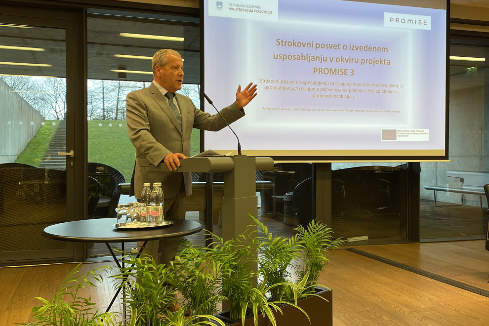 Državni sekretar dr. Igor Šoltes med nagovorom