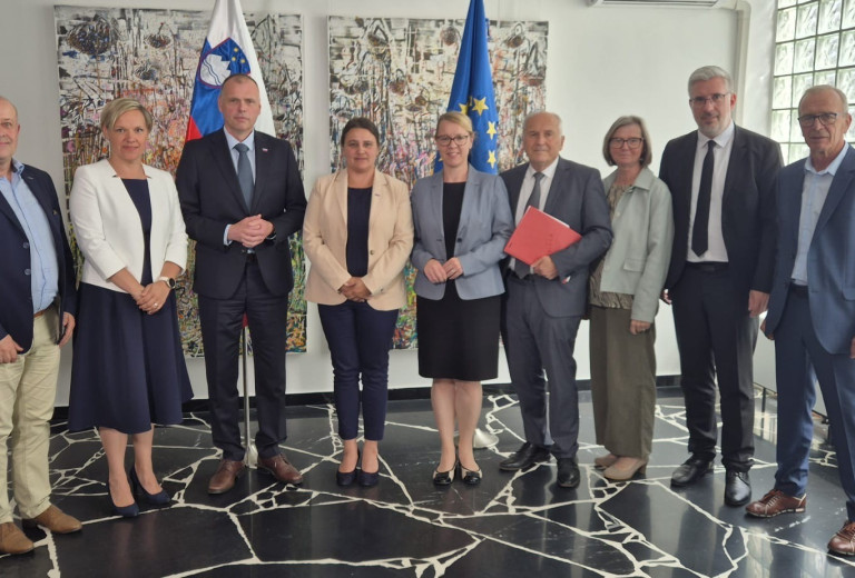 Ministers Zupančič and Lep Šimenko in Klagenfurt to discuss the bilingual judiciary reform