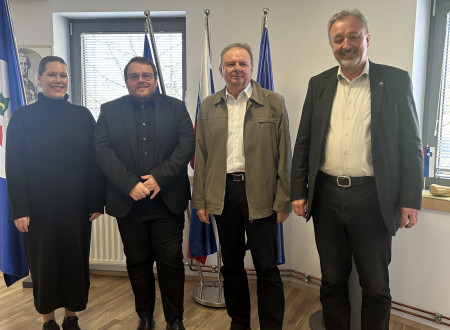 Minister in župan s sodelavcema