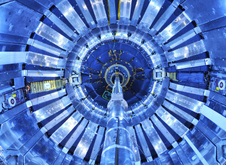Part of the Large Hadron Collider at CERN.