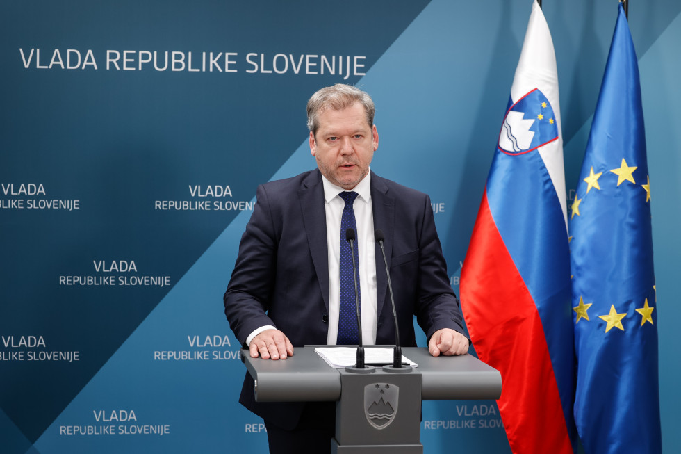 Minister dr. Igor Papič ob predstavitvi novega Zakona o visokem šolstvu.