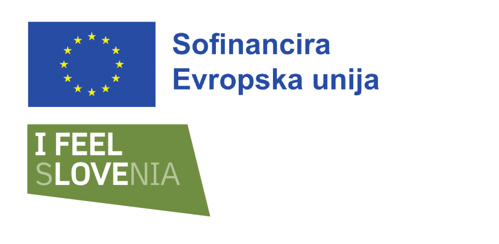 Logotip sofinancira EU in I feel Slovenia