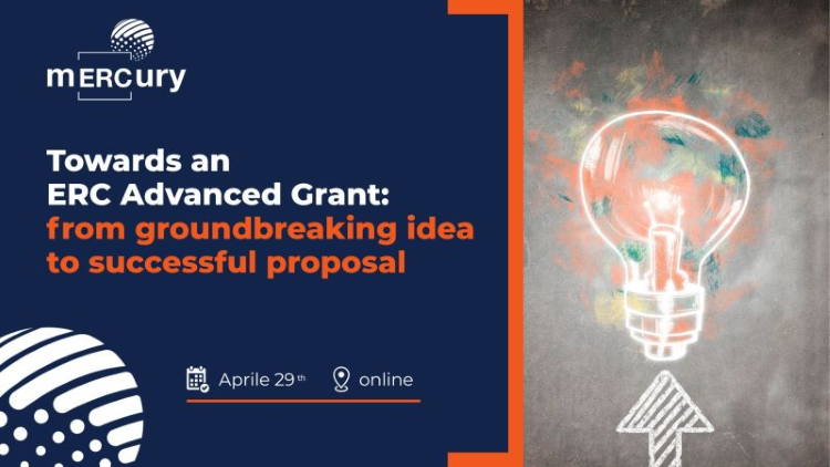 Spletni seminar o pripravi projektne prijave za Evropski raziskovalni svet v okviru projekta mERCury.