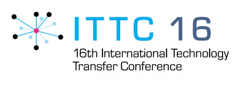 Logotip 16. mednarodne konference o prenosu tehnologij - kratice ITTC